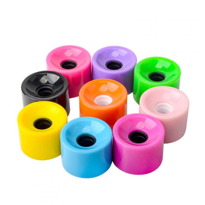 Wholesale Custom Printed PU Slide 70mm Long Board Longboard Wheels for Longboard