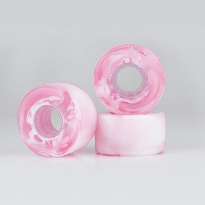 China Supplier New Pink and Blue Color Blank Skateboard Wheels