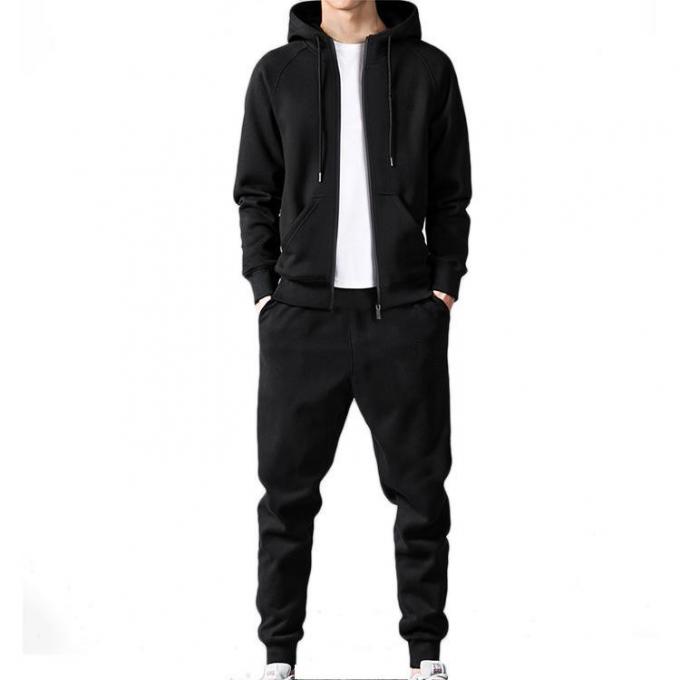 Custom Mens Tracking Training Fitness Sports Sweatpants and Hoodie Set