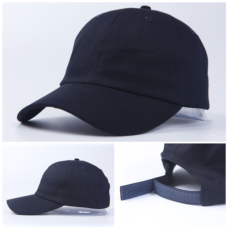 Промокод с изогнутым краем Черная хлопчатовая бейсбольная шапка Custom Trucker Cap SML размер