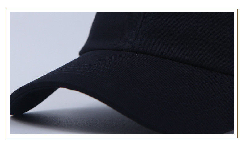 Промокод с изогнутым краем Черная хлопчатовая бейсбольная шапка Custom Trucker Cap SML размер