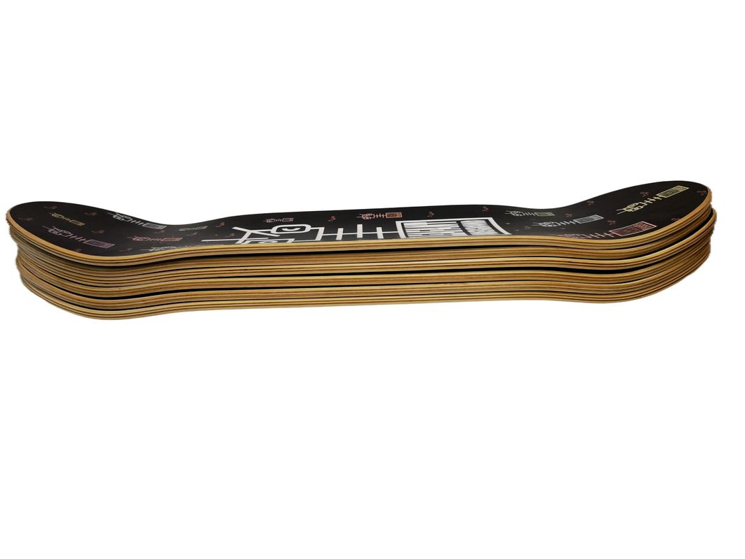 2024 Hot Sales Style 7 Ply Maple Custom Concave Double Kick Профессиональный длинный скейтборд