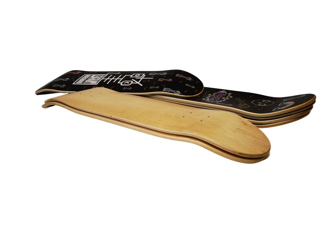 2024 Hot Sales Style 7 Ply Maple Custom Concave Double Kick Профессиональный длинный скейтборд